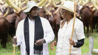 Museveni and His Wife Kataha Janet